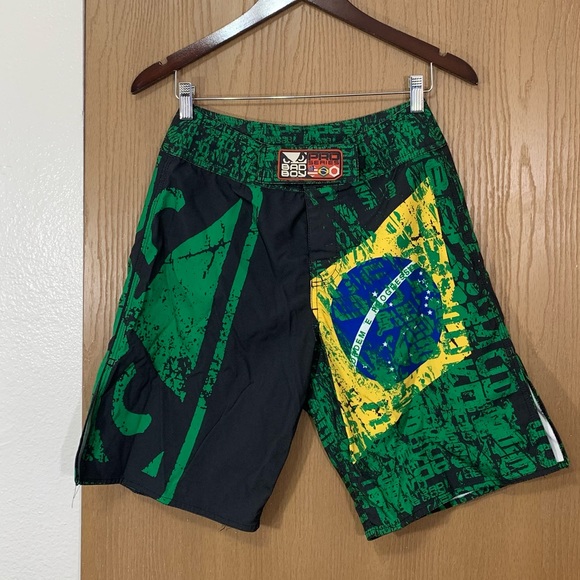 Bad Boy Pro Series Capo Brazil Fight Shorts Men Size 28 XS MMA UFC Training
